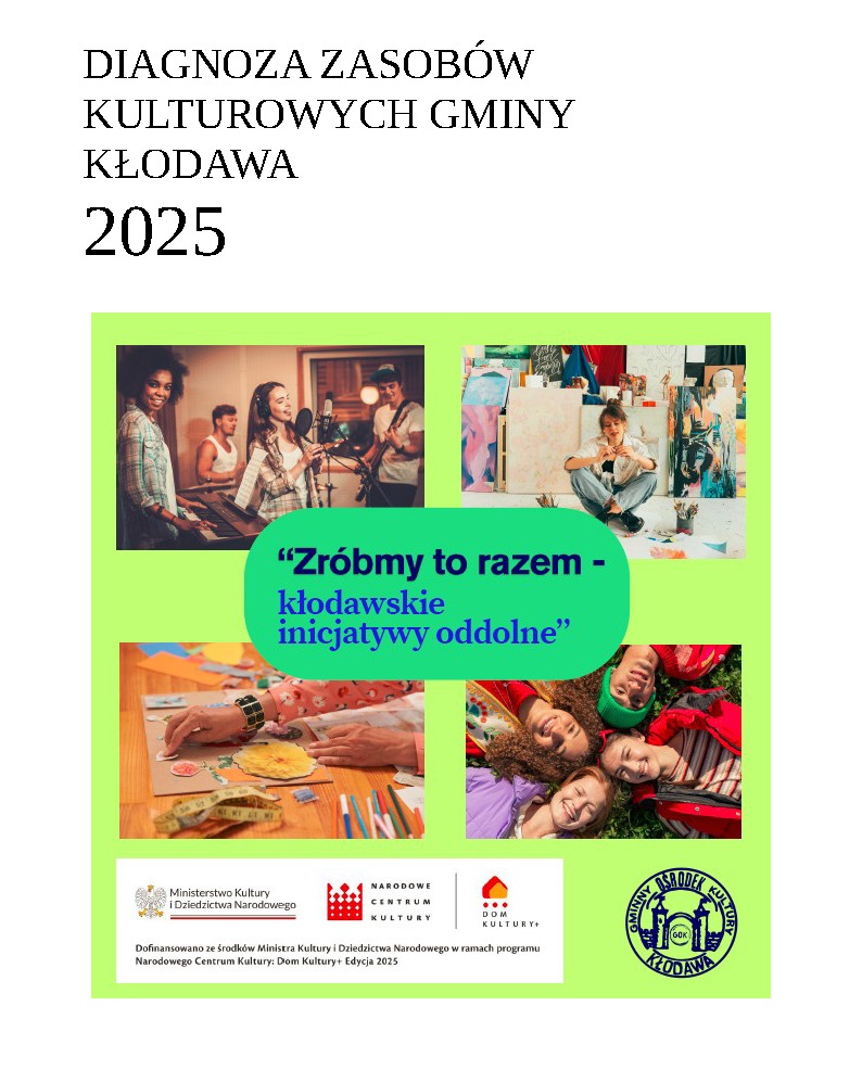 Zdjęcie do Diagnoza zasobów kulturowych gminy Kłodawa 2025 - raport